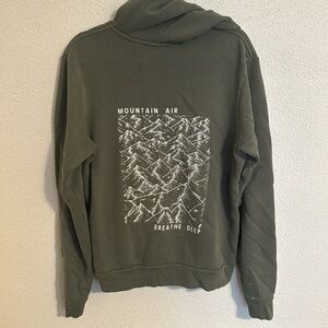 “Mountain Air Breathe Deep” Zip Up Hoodie